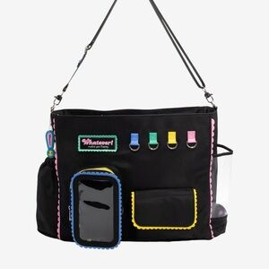 Whatever! makes you happy emotional support trinket tote bag